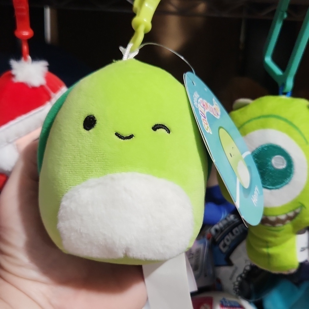 Squishmallow Henry Turtle Keychain New